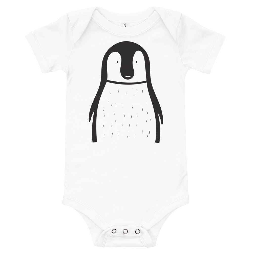 Cute Penguin Baby Short Sleeve One Piece Onesie - Etsy UK