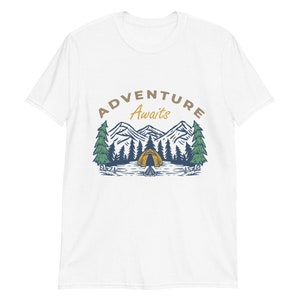 Adventure Awaits Nature Lovers Outdoors T-Shirt
