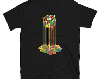 Melting Rubix Cube T-Shirt