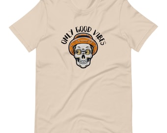 Alleen Good Vibes California Surfer Shirt Unisex T-Shirt met korte mouwen