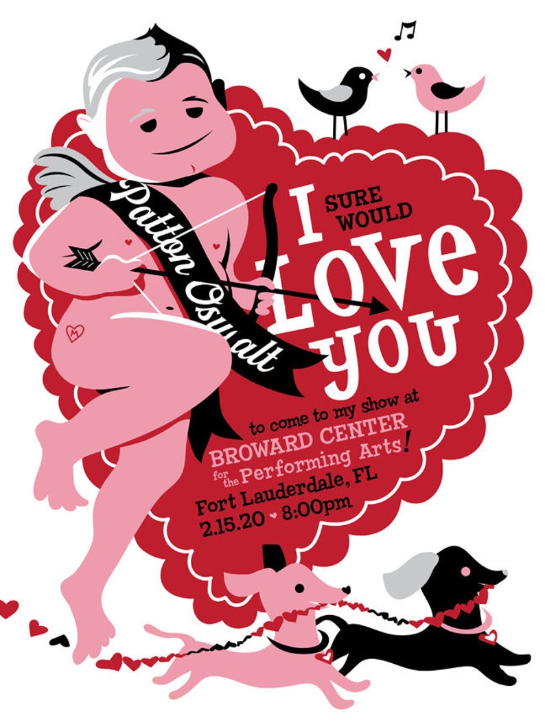 Patton Oswalt Ft Lauderdale Valentine Poster image 1