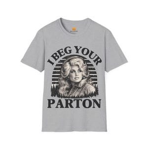 Ich bitte Ihr Parton T-Shirt |Retro Dolly Portrait Graphic Tee
