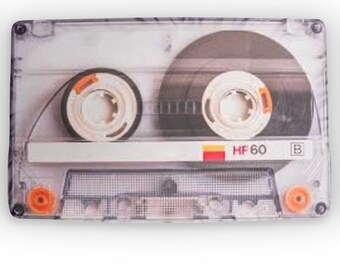 Cassette Tape Pillows Custom Retro Pillow for Music Lover.