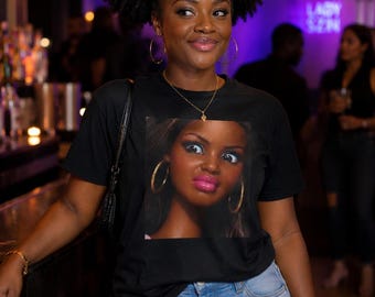 Shocked Doll Face T-Shirt | Funny Meme Expression Tee