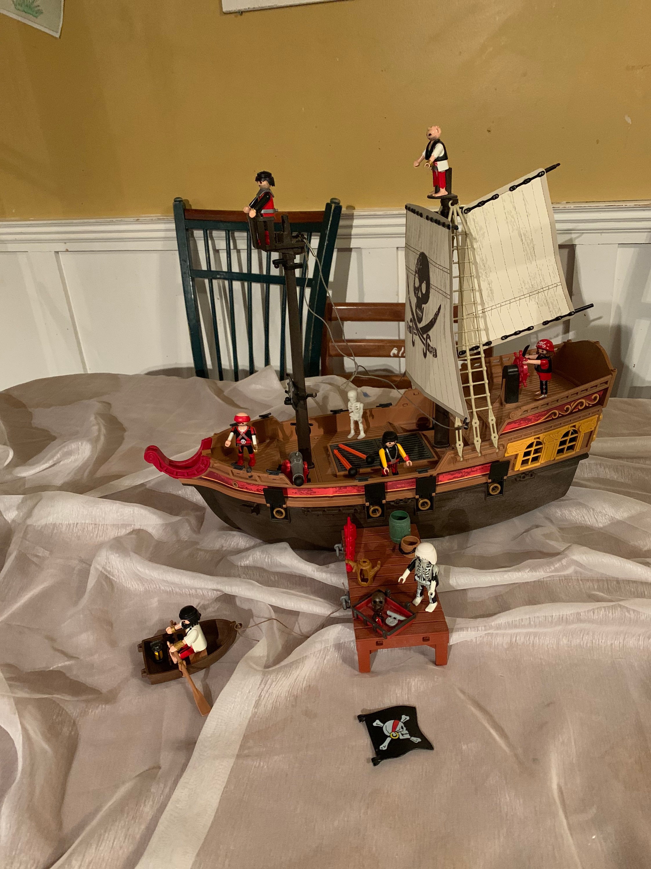 Playmobil Barco Pirata 5135-reemplazos de piezas de repuesto 