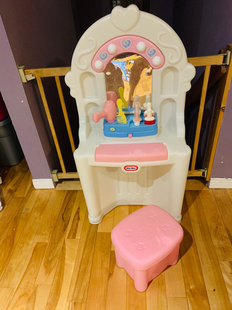 Complete Vintage Little Tikes Tender Heart Vanity/Beauty Salon Etsy
