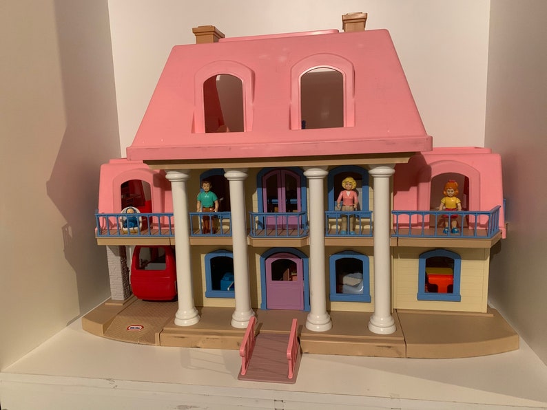 Little Tikes Vintage Grand Mansion Dollhouse Etsy