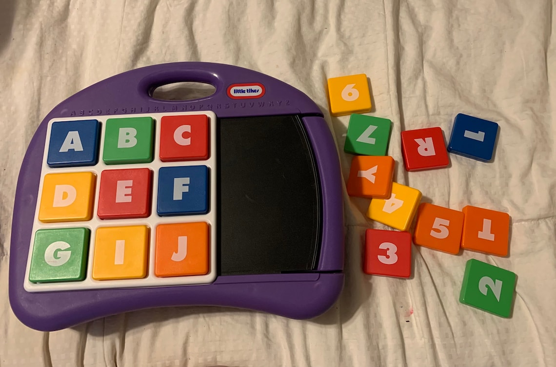 Vintage Little Tikes Alphabet Board Etsy