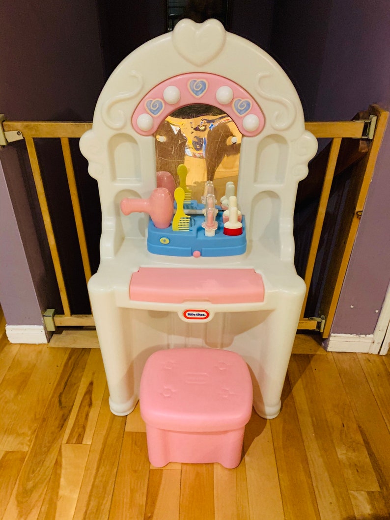 Complete Vintage Little Tikes Tender Heart Vanity/Beauty Salon Etsy