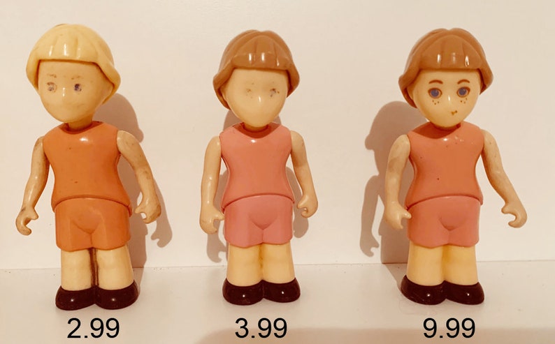 Vintage Little Tikes Dollhouse Sister Figurines | Etsy