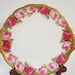 Antique Royal Albert Old English Rose, Heavy Gold Brush Platter, Cake Plate.