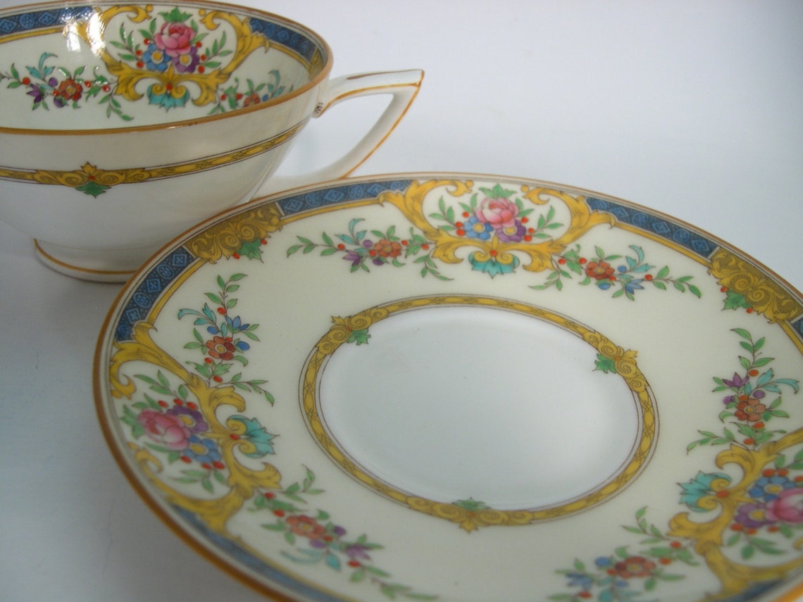Rare Minton Tea cup And Saucer Minton Canterbury tea cup Etsy