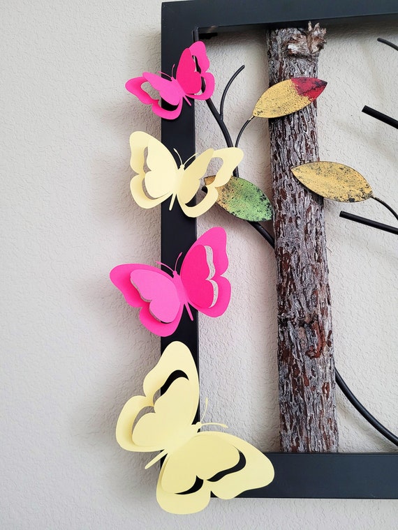 3D Butterflies, Paper Butterfly Cutouts, Butterfly Wall Art, Wall  Decorations, Butterfly Decorations for Backdrops 