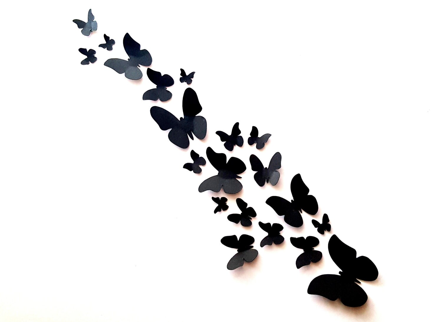 Set of 25 Large Butterfly Wall Decor 3D Wall Butterflies Etsy