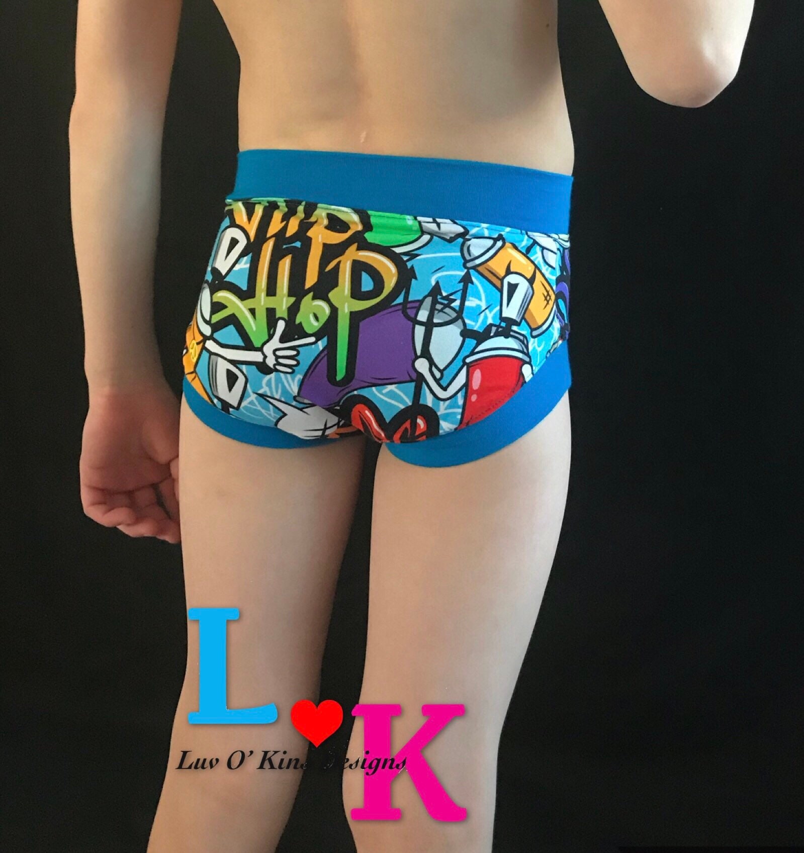 Toddler & Kids Taglia 6 Undies Abbigliamento Abbigliamento unisex bimbi Biancheria intima Slip personalizzati Scrundlewear 