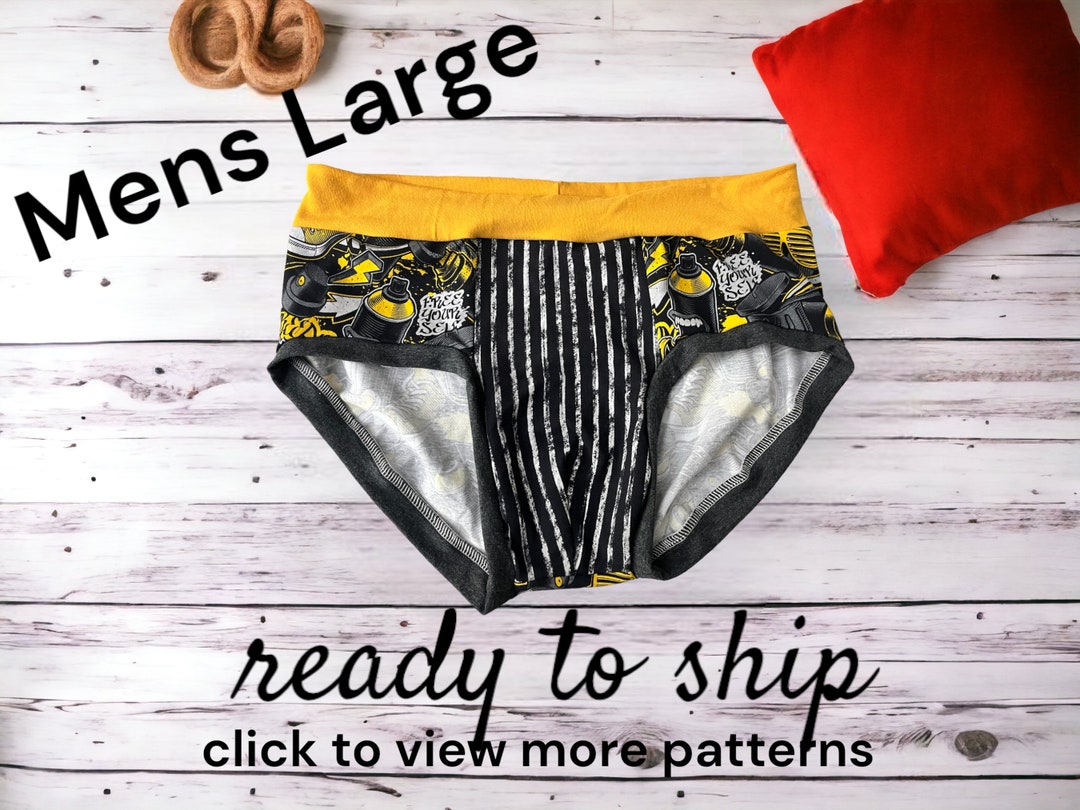 Mens Large Underwear Mens Briefs Mens Underwear Sensory Etsy