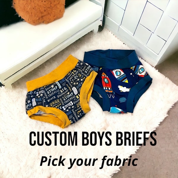 Boys underwear, boys briefs, kids underwear, toddler underwear, underwear for teens, sensory clothing, autistic apparel