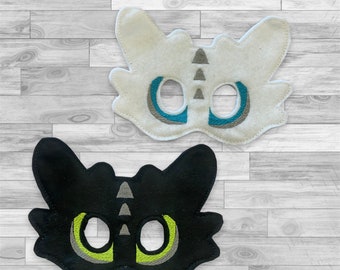 Dragon Felt Mask, Kids Felt Masks, Party Favours, Dress Up, Halloween Mask,, Kids Costume