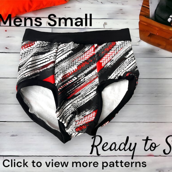 Mens Small underwear, mens briefs, mens underwear, sensory clothing, autistic apparel, Underwear for teens