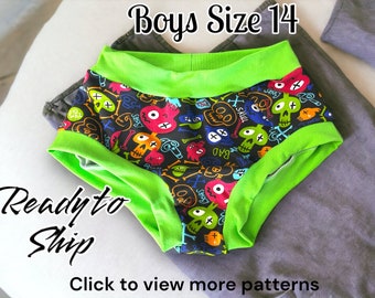 Boys Size 14 briefs,  kids underwear, boys briefs, boys underwear, custom underwear, sensory clothes, autistic apparel,