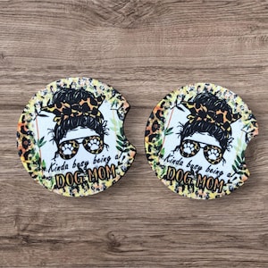Car coasters, Car accessories, Car gifts, Novelty Gifts, Coasters, Dog Mom Coaster