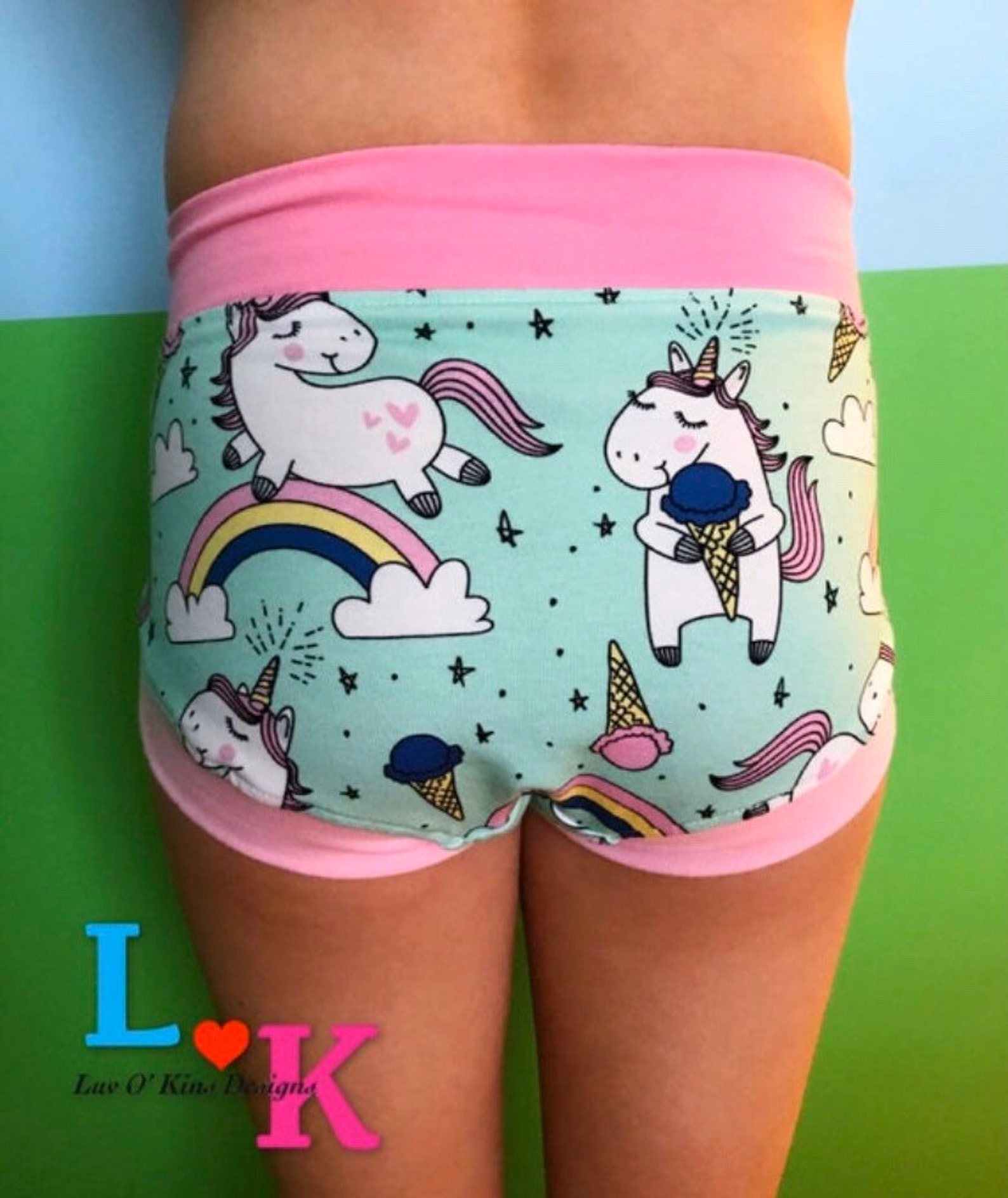 Custom Kids Underwear Scrundies Girls Briefs Girls Etsy Canada
