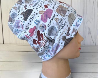 Soft Chemo Hat, Slouchy Hat, Alopecia, Cancer, Women’s Beanie Hat