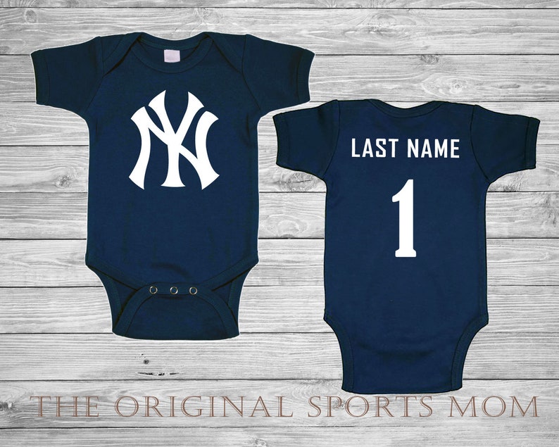 baby yankees jersey personalized