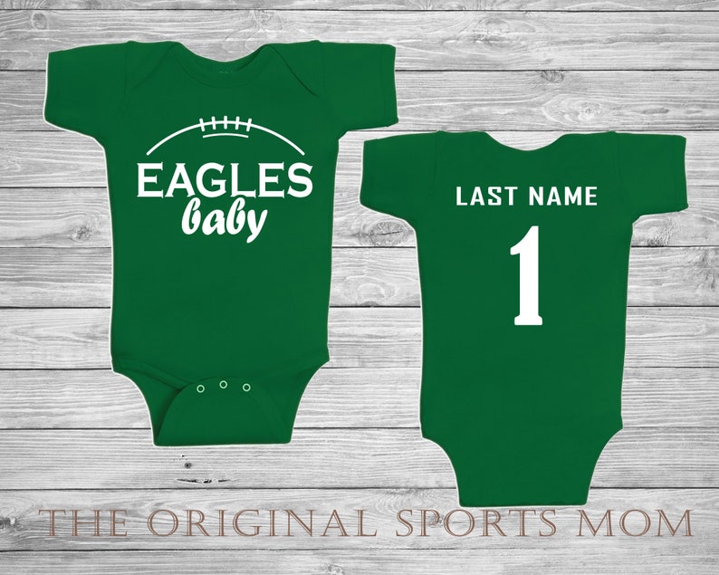 Baby bodysuit Newest fan Philadelphia Eagles football One Piece jerse