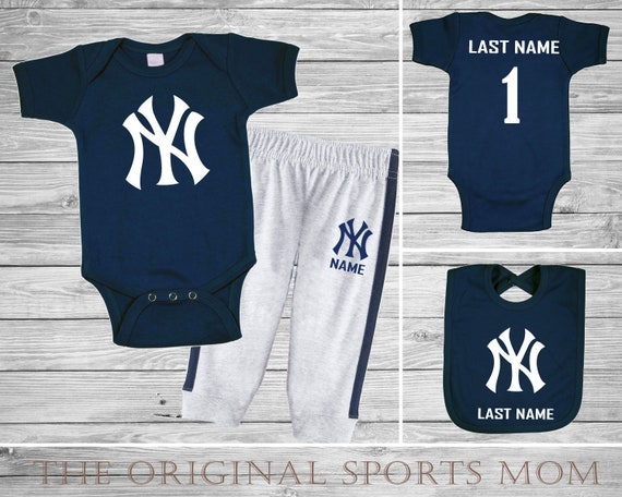 personalized yankee jersey for baby