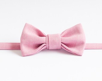Handmade Bow Tie Triangle Geo Pink & Blue - Etsy