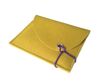 Felt sleeve with 2 pockets personalized bag tailor-made for Your E-reader Edition