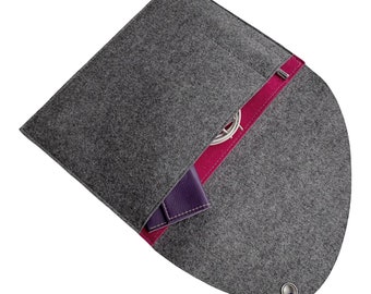 Tough 2-color MacBook 16 felt protection elegant MacBook Pro 15 sleeve 2-pocket laptop softcover