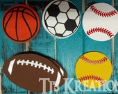 Sports balls for wreaths , door hangers , supplies