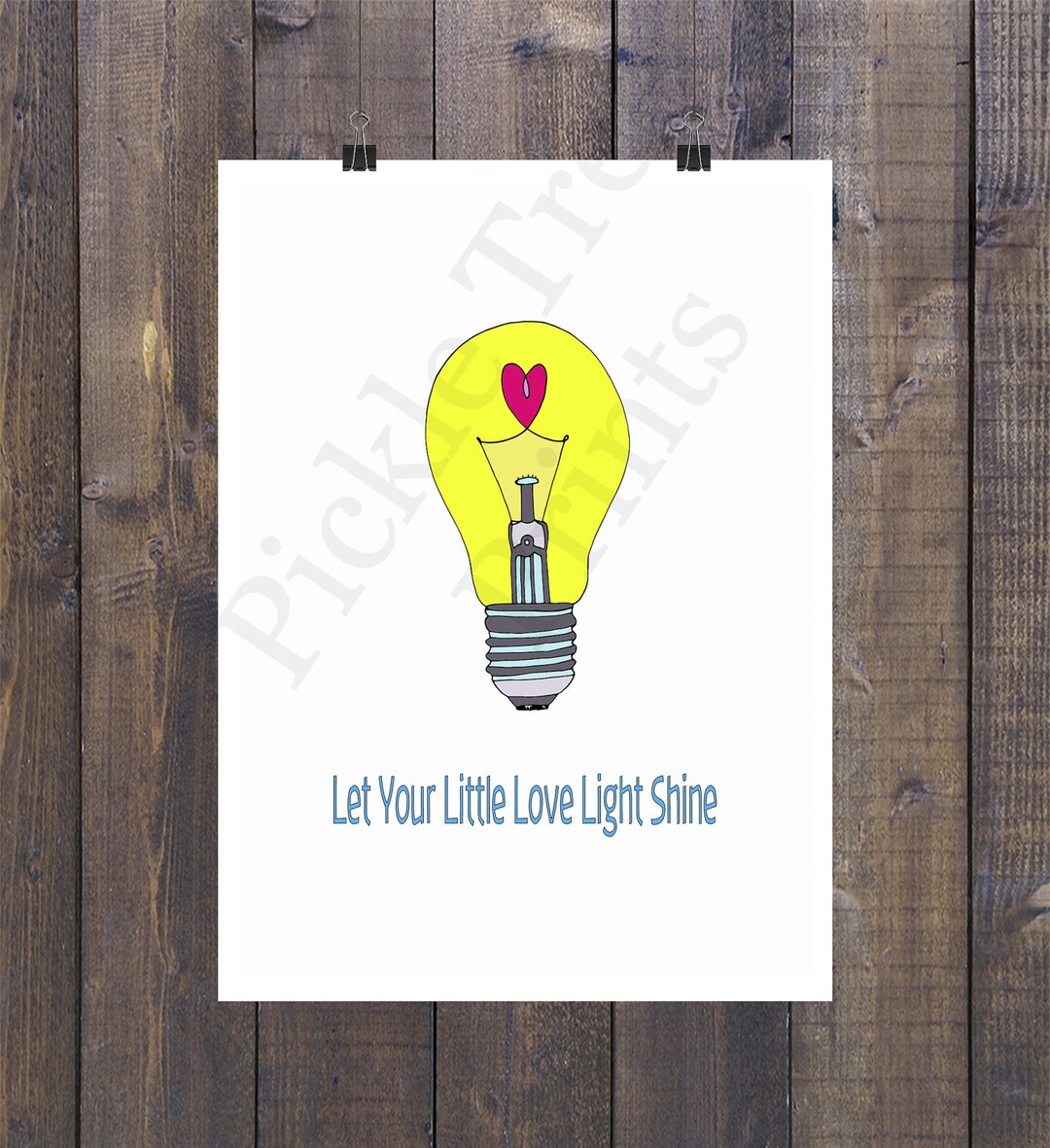 Let Your Little Love Light Shine - Etsy