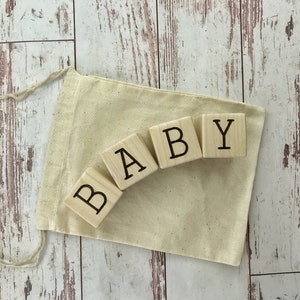 Baby Wooden Blocks Personalized Baby Gift Pregnancy Announcement Baby Photo Props Baby Shower Gift New Baby Gift Courier