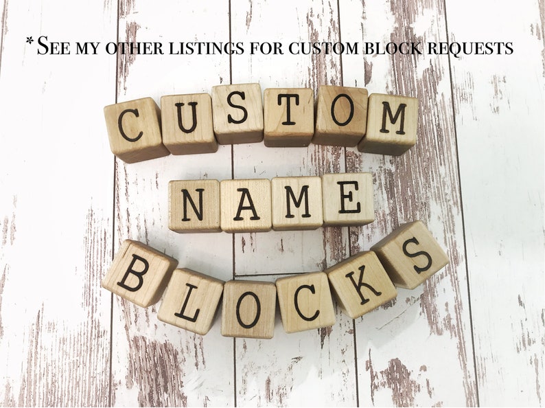 Baby Wooden Blocks Pregnancy Announcement Baby Photo Props Etsy