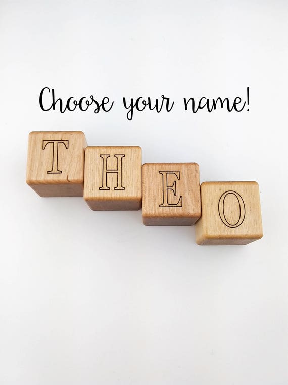 Baby Name Blocks Personalized Baby 