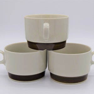 Unused Rörstrand vintage tea or cocoa cup FORMA by Olle Alberius / Hand Painted Scandinavian design / Rörstrand made in Sweden