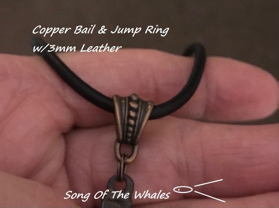 Necklace Leather Cord Bail 