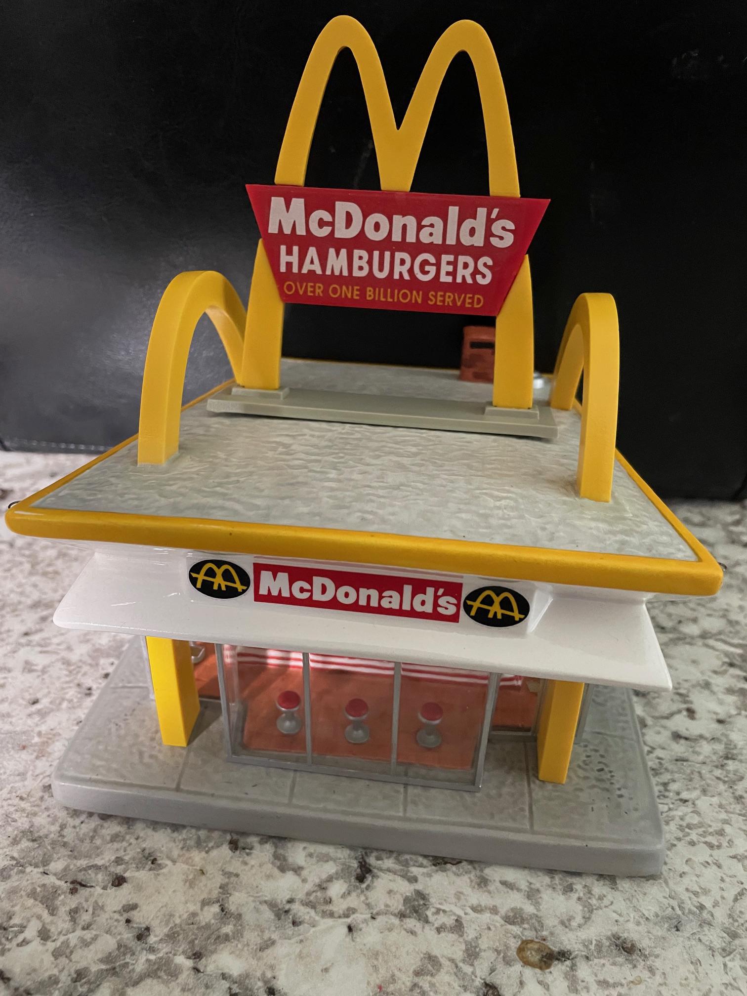 McDonald's ロークリーサインライト 90's マクドナルド マックシェイク型ロータリーサインライト