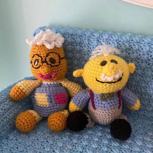 Mr. Wooka and Nana Combo, Mona Nanalan Doll, Nanalan Toy,  Mona Doll, Crochet Doll