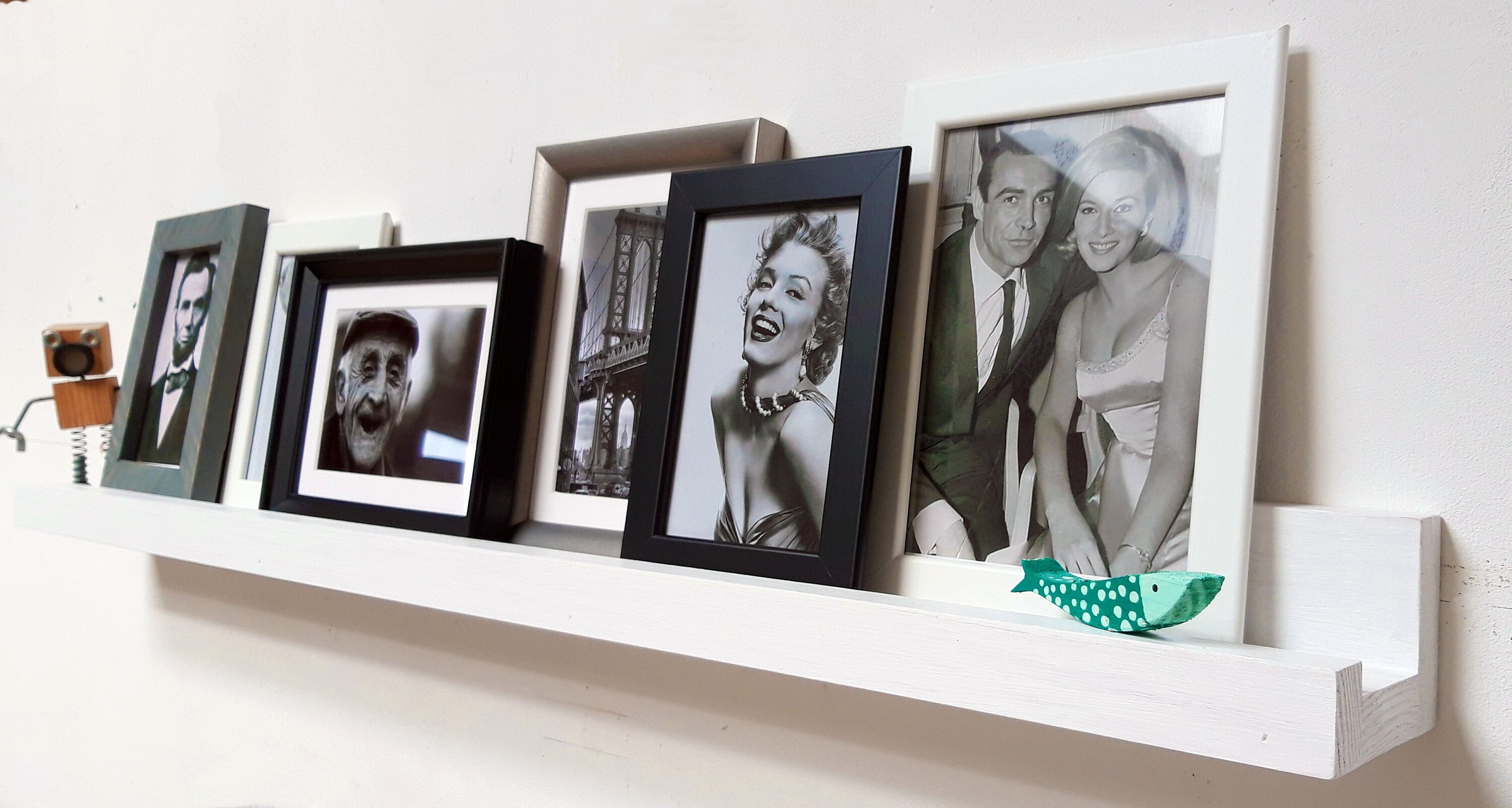 WHITE ,wood ,floating Shelf , Photo Shelf ,shelves, Picture Ledge ,home