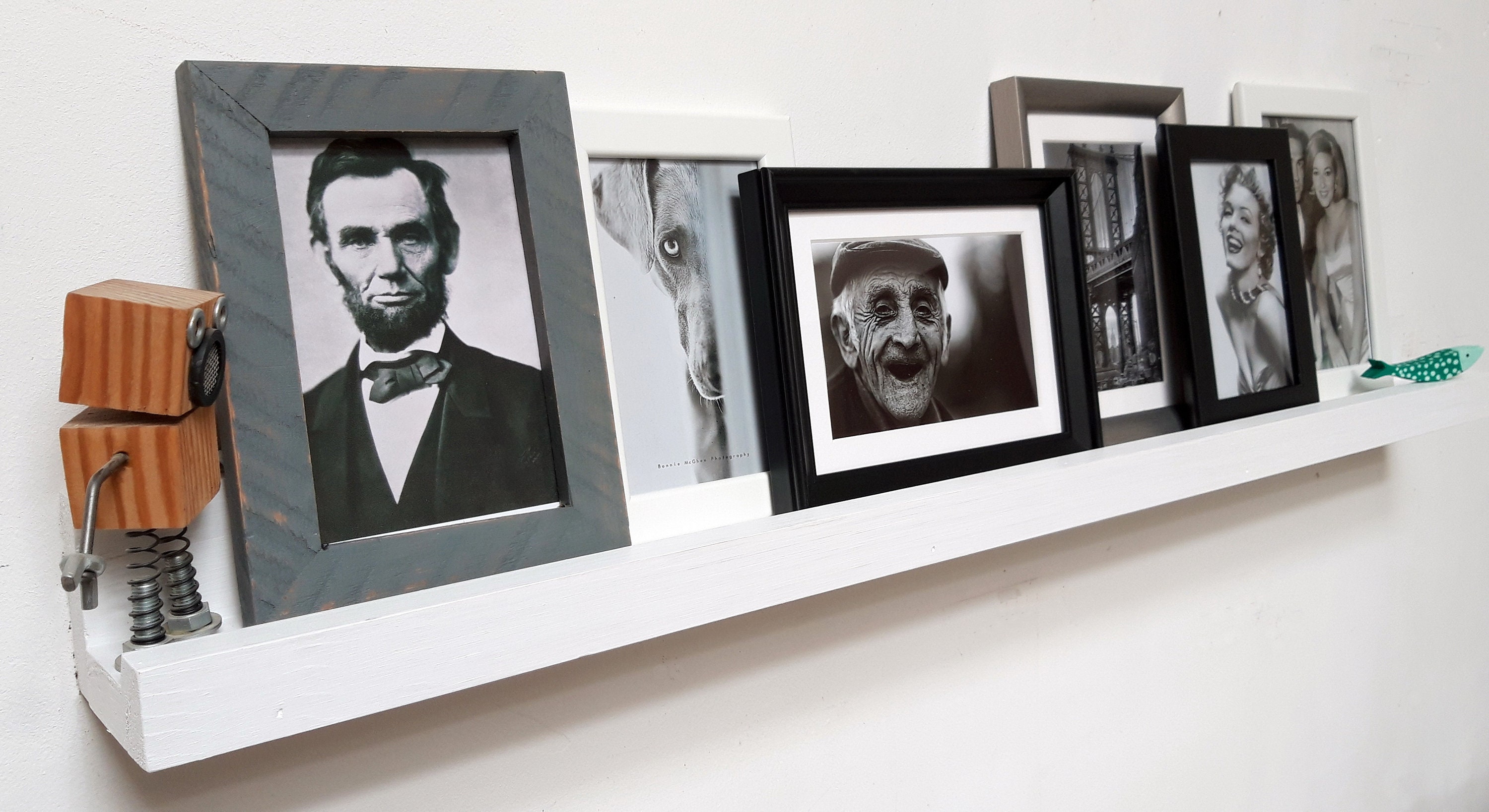 WHITE ,wood ,floating Shelf , Photo Shelf ,shelves, Picture Ledge ,home