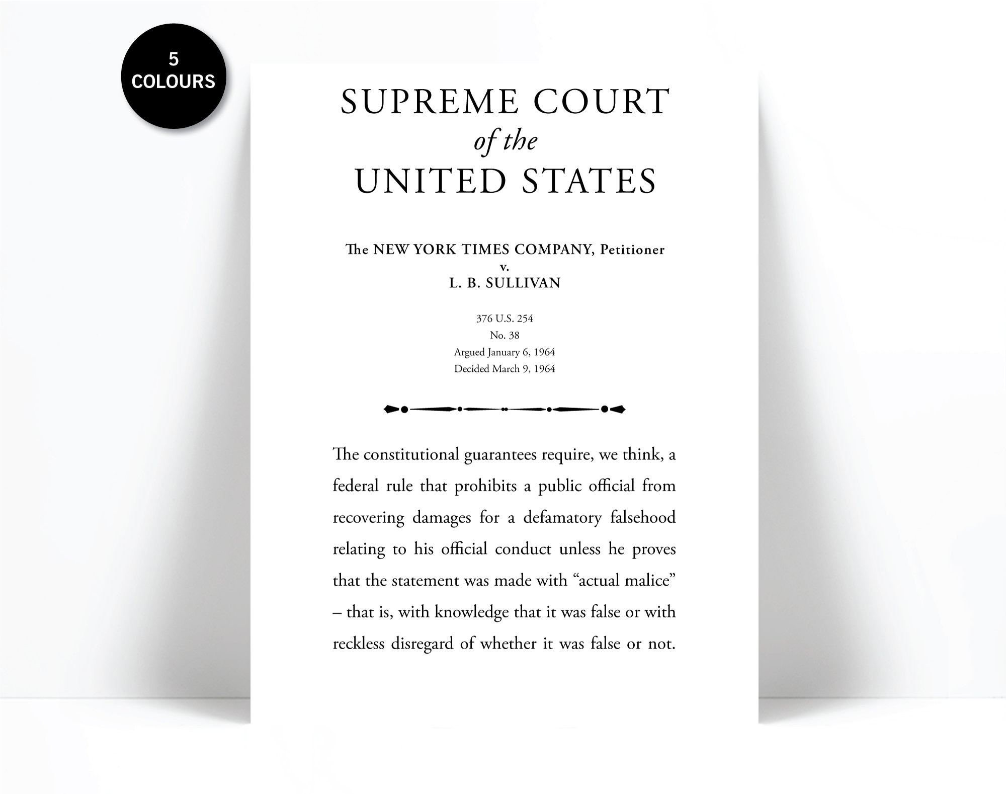 Public Officials United States Supreme Court Rules Supreme