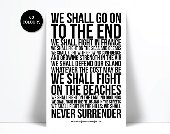 Winston Churchill Speech