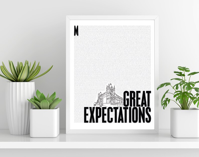 Great Expectations by Charles Dickens Art Print - Poster for Book ...
