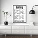 Gandhi Seven Deadly Social Sins Inspirational Slim Print 12 x 36