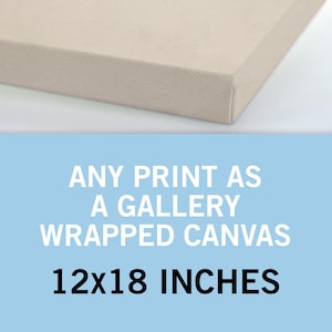 Any Print as a Canvas 12x18 Inches - Canvas Art Print - Canvas Wall Art - Gallery Wrapped Canvas - Stretched Canvas Print - Canvas Poster immagine 1