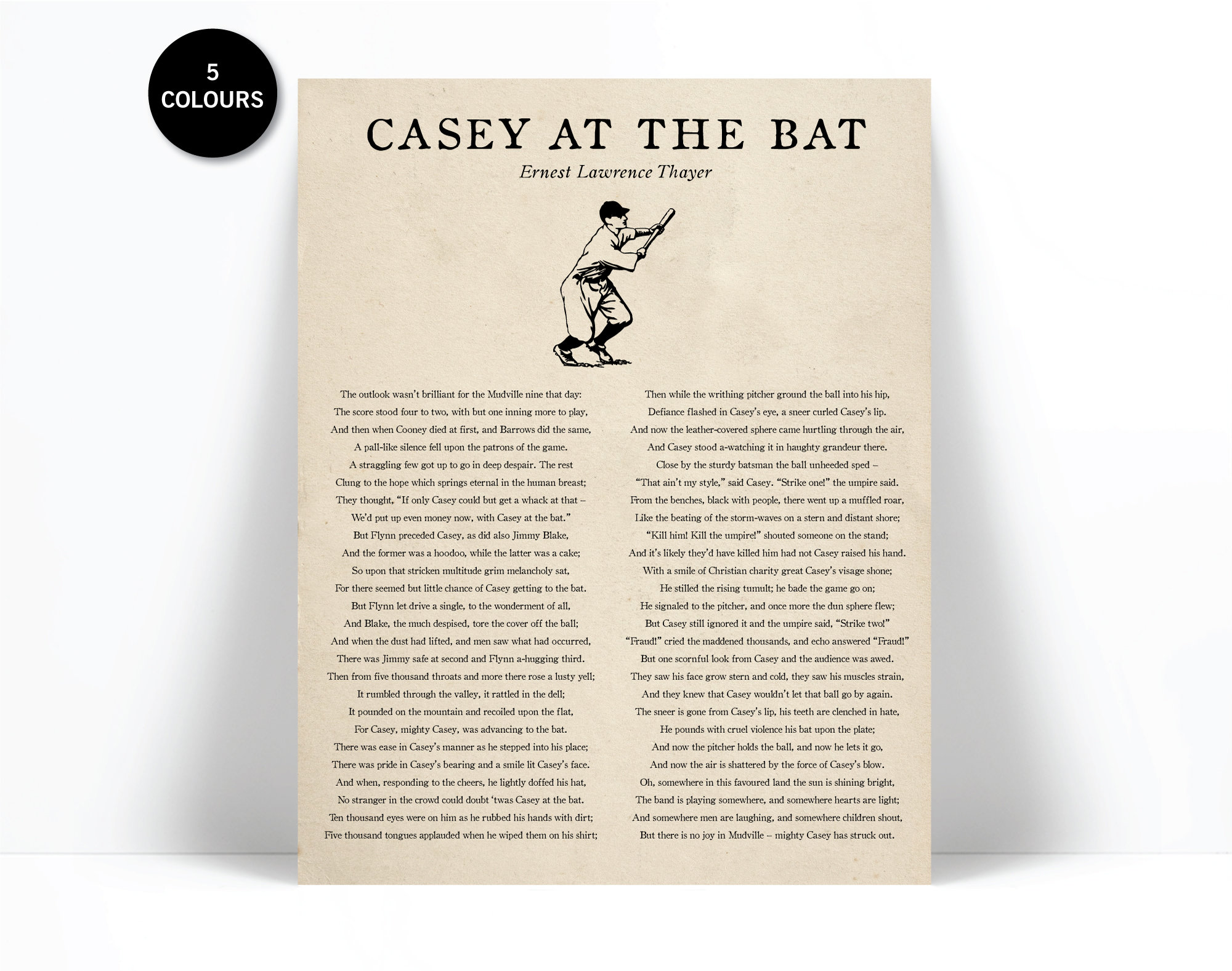 Casey at the Bat by Ernest Lawrence Thayer